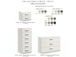 Clearance Cassettiera in Laminato Simple incly a prezzo Outlet Cassettiere