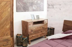 Discount Cassettiera in Legno Legno riciclato a prezzo Outlet Cassettiere