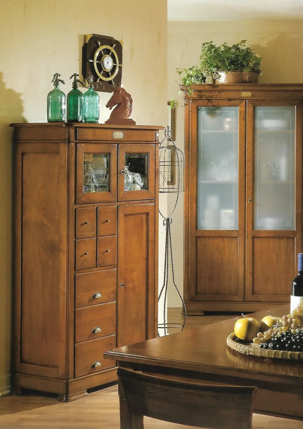 Cassettiera in Legno Modello quadrifogli a prezzo Outlet^Mobilificio Bellutti New