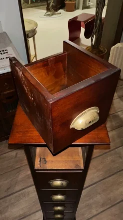 Cassettiera in Legno Porta cd cassettiera dolfi arte povera a prezzo Outlet^Artigianale Sale