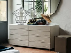 Cassettiera in Pelle Dyno a prezzo Outlet^Cattelan Italia Sale