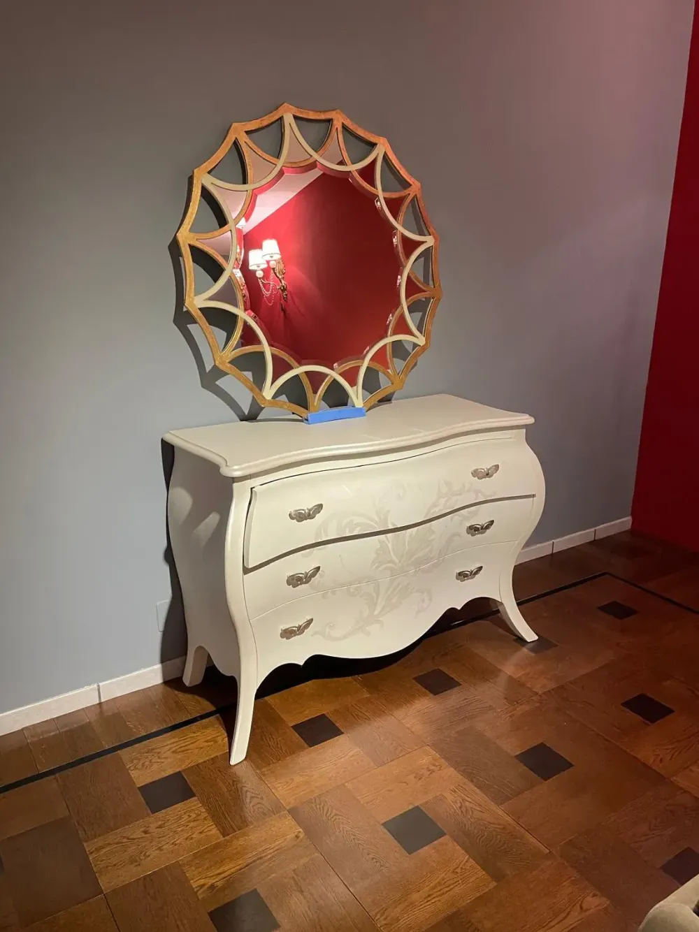 Masson Matiee Cassettiera modello Campo dei fiori in Laccato opaco scontata- Cassettiere