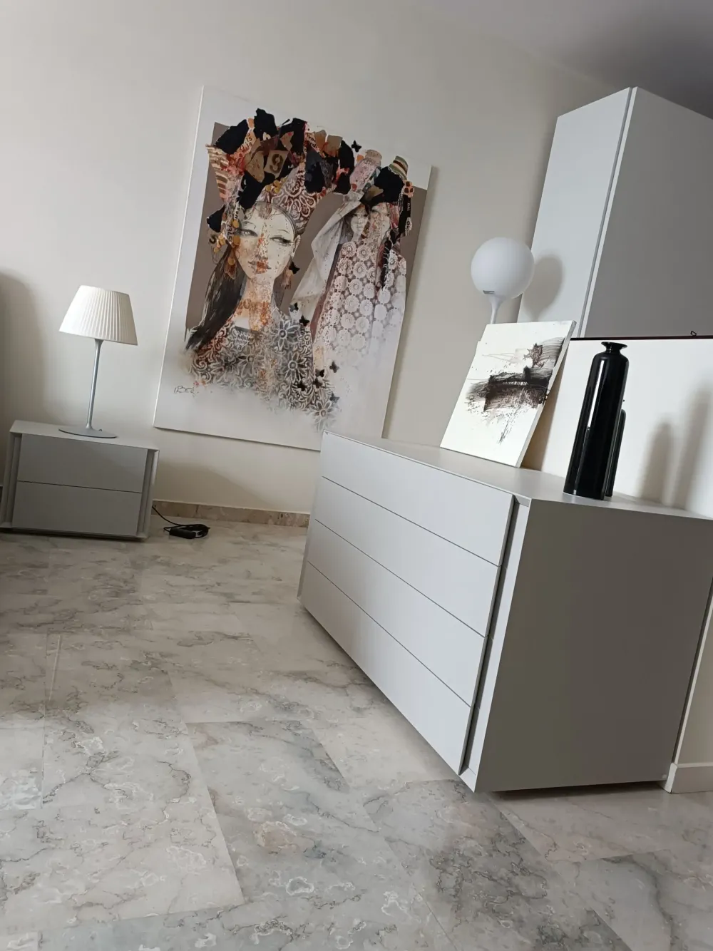 Cassettiera modello Luna in Laccato opaco in Offerta Outlet^Lema Clearance