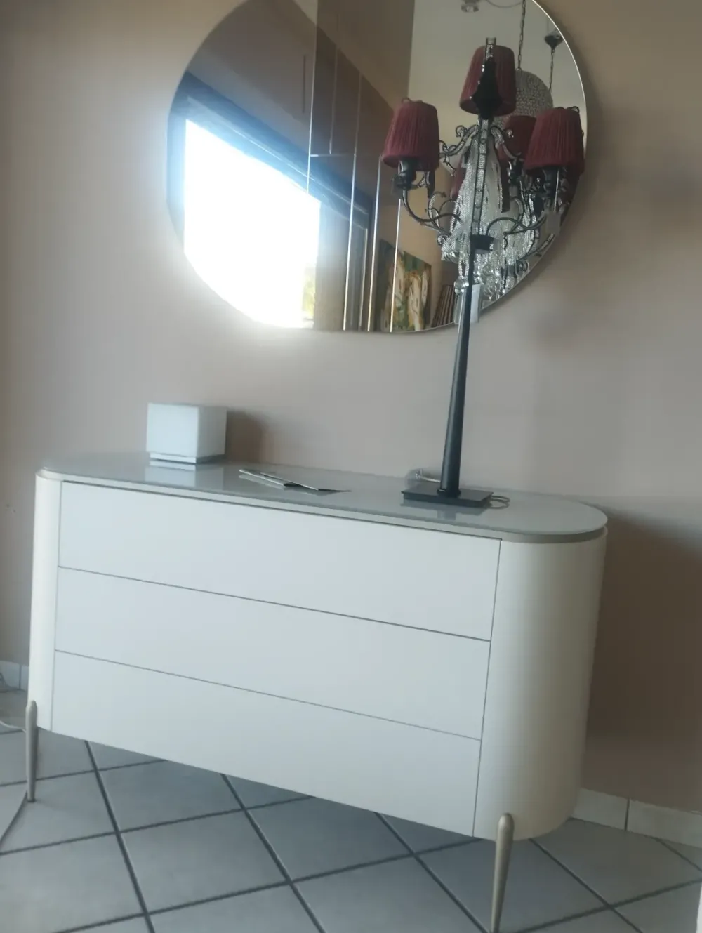 Artigianale Cassettiera modello Mod bacci in Laccato opaco in Offerta Outlet- Cassettiere