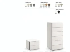 Cassettiera modello Neck in Laminato in Offerta Outlet^ZG Mobili Hot