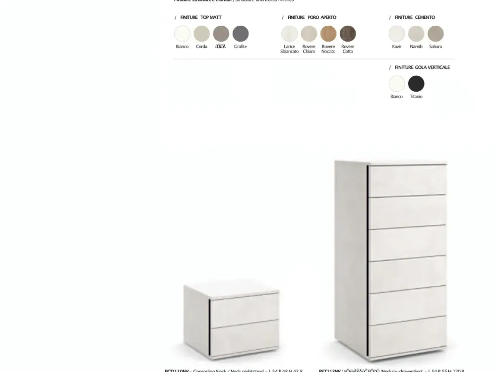 Cassettiera modello Neck in Laminato in Offerta Outlet^ZG Mobili Hot