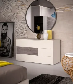 Cassettiera modello Oslo in Laccato opaco in Offerta Outlet Cassettiere