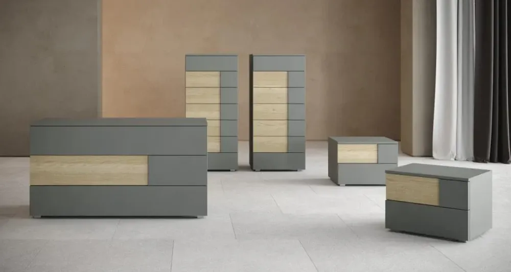 Cassettiera modello Oslo in Laccato opaco in Offerta Outlet Cassettiere