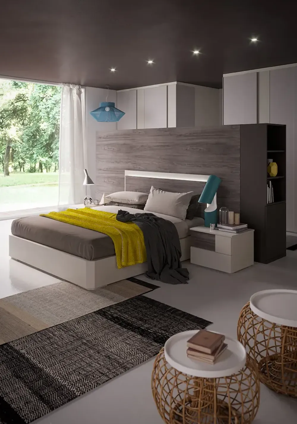 Cassettiera modello Oslo in Laccato opaco in Offerta Outlet Cassettiere