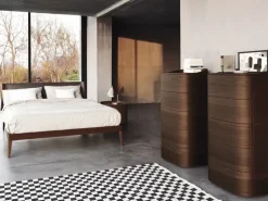 Sangiacomo Cassettiera modello Settimanale curvo babila in Legno in offerta- Cassettiere