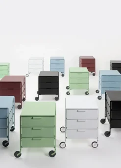 Kartell Cassettiera per ufficio in in plastica Mobil mat a prezzi convenienti- Arredo Ufficio