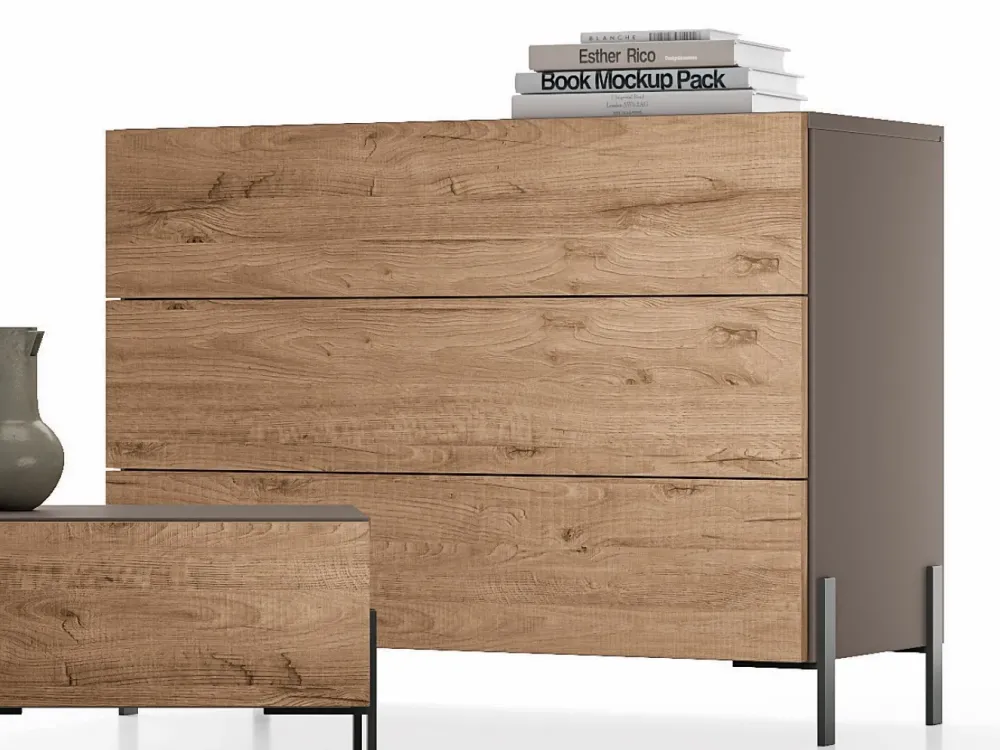 Spagnol Mobili Cassettiera Velvet in Laminato con forte sconto- Cassettiere