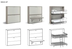 letto castello a scomparsa Nikai up prezzo outlet^Clever Hot