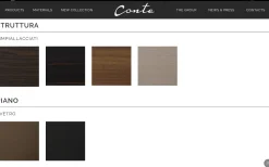 Golden Night Comò Iron in legno a prezzo ribassato- Cassettiere