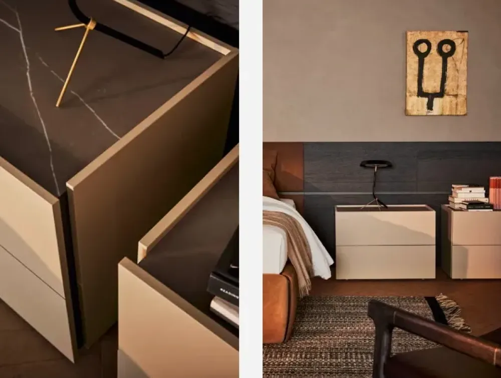 Pianca Comodino Atlante di a PREZZI OUTLET- Comodini