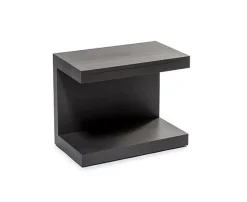 Online Comodino Comodino aero 2 in ardesia di scontato del 55% Comodini