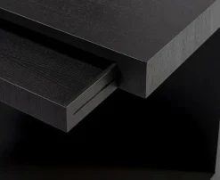 Online Comodino Comodino aero 2 in ardesia di scontato del 55% Comodini