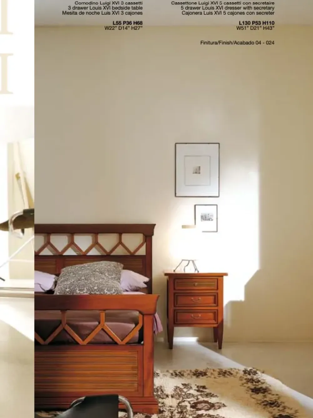 Hot Comodino Comodino f814 scontato per una camera da letto classica Comodini