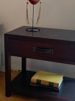 Comodino Comodino rovere moro di a PREZZI OUTLET^Artigianale Best