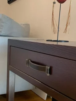 Comodino Comodino rovere moro di a PREZZI OUTLET^Artigianale Best