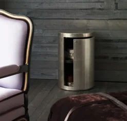 Discount Comodino di Cilindro a prezzo scontato in laccato opaco Comodini