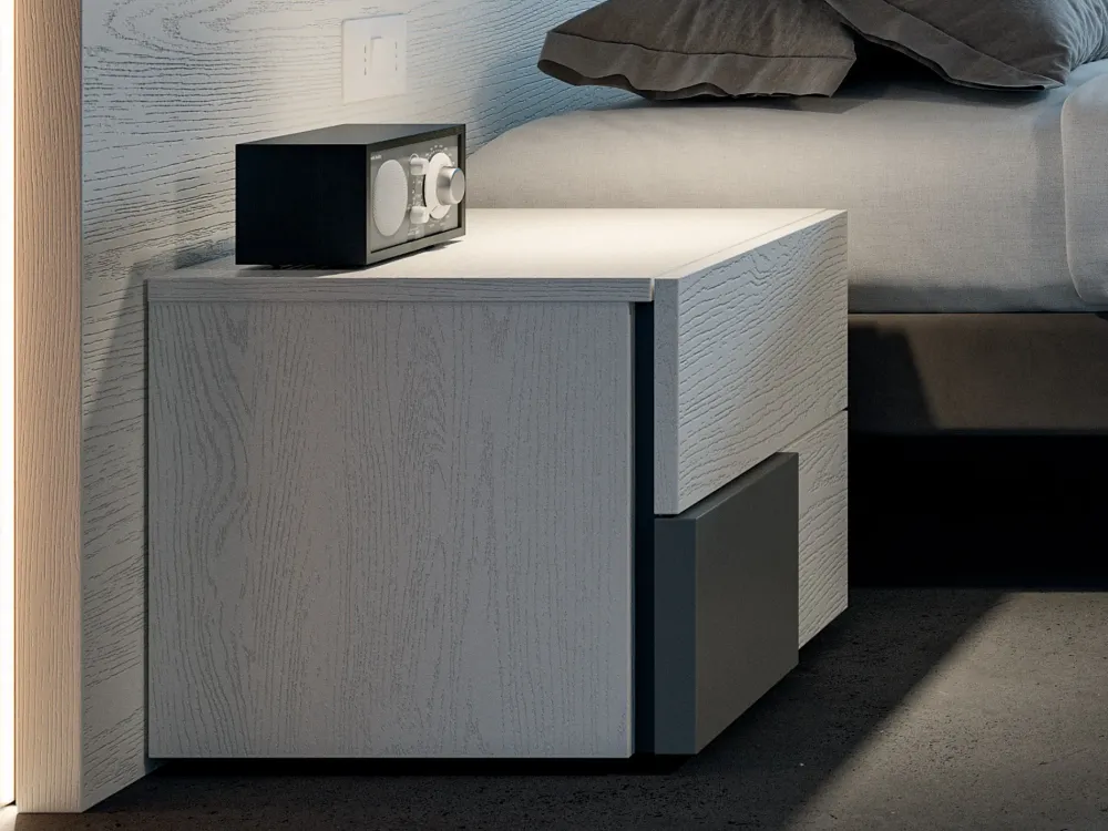 Spagnol Mobili Comodino Domino di a PREZZI OUTLET- Comodini