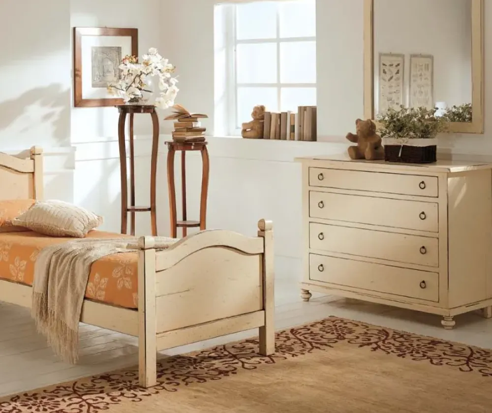 Clearance Comodino modello Comò contadino f817 a prezzo scontato in legno Comodini