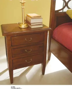 Falegnameria Italiana Comodino modello Comodino f801 a PREZZI OUTLET- Comodini