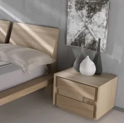 Comodino modello Comodino 2 cassetti rovere a marchio in offerta^Domus Artis Hot