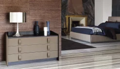 Flou Comodino modello Gentleman di- Comodini