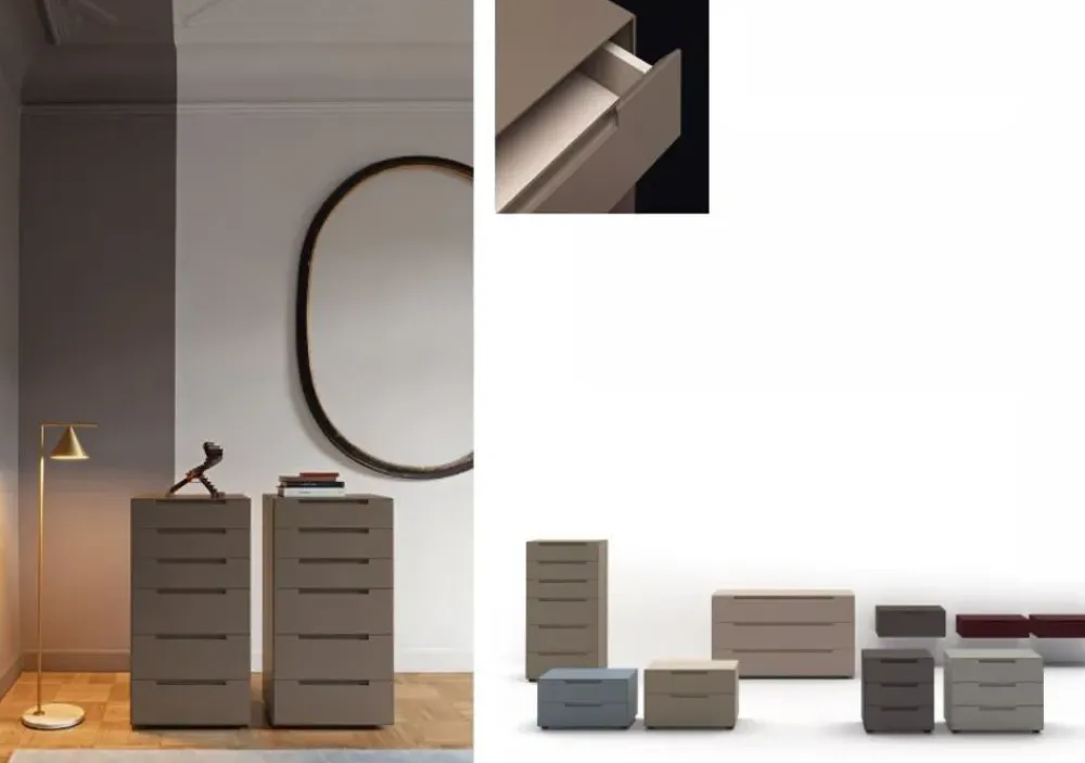 Comodino modello Iseo a PREZZI OUTLET^Sangiacomo New