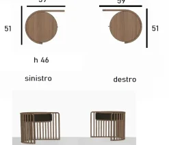 Best Comodino Palu di scontato del 30% Comodini