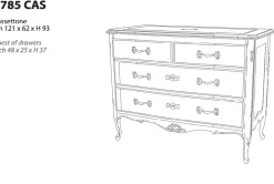 Comodino Savio firmino - gruppo OFFERTA OUTLET^Artigianale New