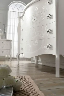 Artigianale Comodino Trittico fiore a prezzo scontato- Comodini