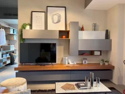 Pianca Composizione per il soggiorno modello Soggiorno people di in Offerta Outlet- Soggiorni Completi