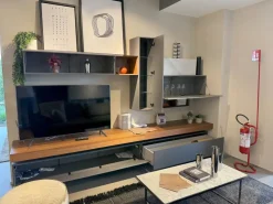 Pianca Composizione per il soggiorno modello Soggiorno people di in Offerta Outlet- Soggiorni Completi