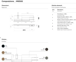 Composizione per il soggiorno modello Sanremo  di a prezzo scontato^Santalucia New