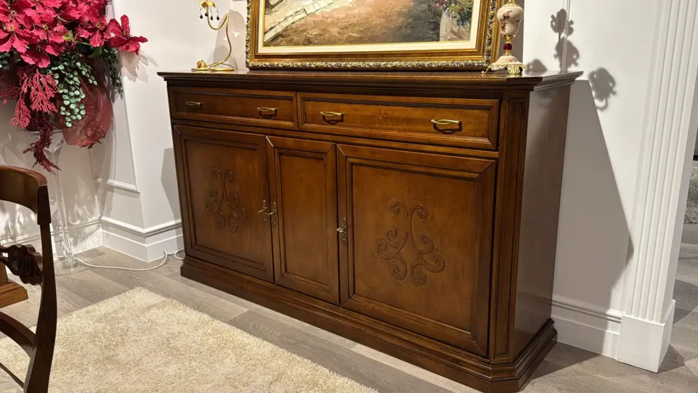 Artigianale Composizione per la zona giorno modello Icon di a prezzo Outlet- Soggiorni Completi