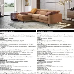 Con penisola Argo in Tessuto a 1950€^Le Comfort Online