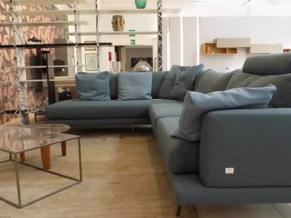 Doimo Salotti Con penisola Divano philip 77 in OFFERTA - 50%- Divani