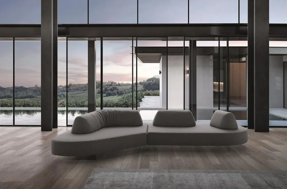 Outlet Con penisola Gravity di a prezzo ribassato Divani