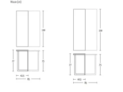 Consolle allungabile Flap in legno in Offerta Outlet^Altacom Clearance