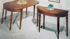 Artigianale Consolle allungabile in legno Tavolo consolle art. 443n in Offerta Outlet- Consolle