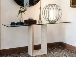 Consolle in stile Moderno in vetro Cattelan Diapason^Cattelan Italia Best