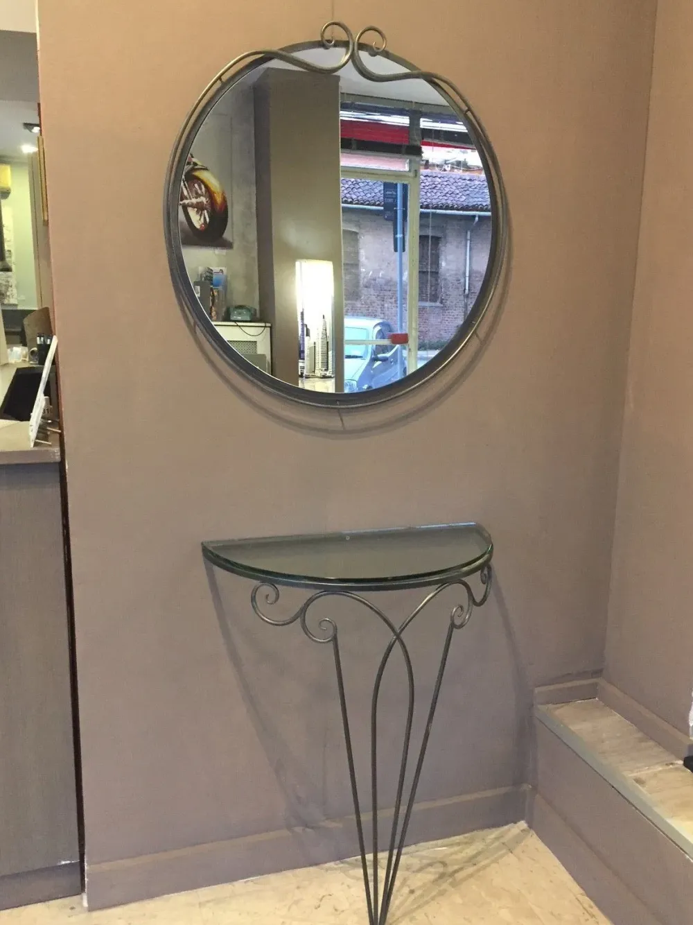 Consolle modello Consolle profili e specchiera riflessi a prezzo Outlet^Ciacci Clearance