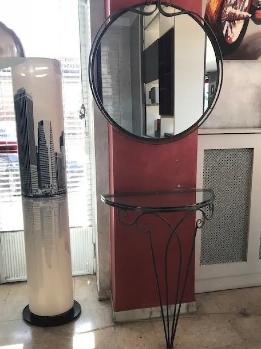 Consolle modello Consolle profili e specchiera riflessi a prezzo Outlet^Ciacci Clearance