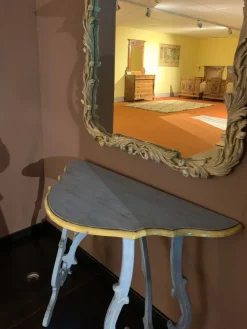 Artigianale Consolle modello Consolle azzurra scontata del 45%- Consolle