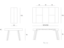 Ozzio Consolle modello Panaché in Offerta Outlet- Consolle