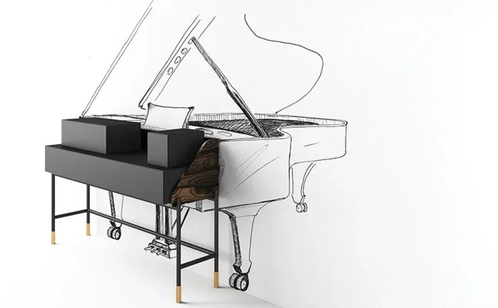 Consolle scontata modello Banko di a prezzo riservato^Minotti Italia New