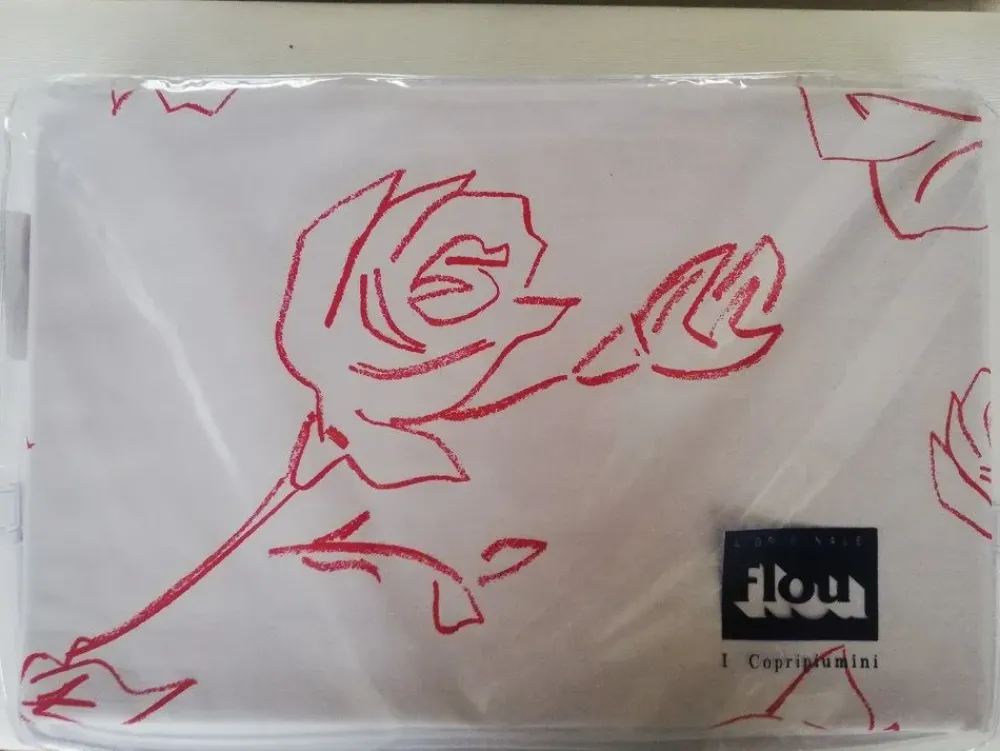 Flou Copripiumini Charme rosso in Cotone di a prezzi scontati- Biancheria Per La Casa